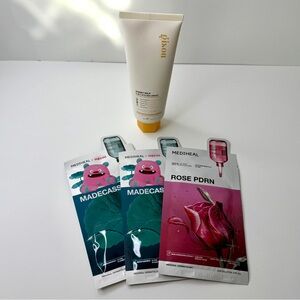 New Set Gisou Honey Milk 5-in-1 Styling Cream 150ml and 3 MEDIHEAL Face Masks